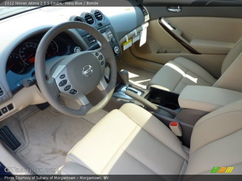 Navy Blue / Blonde 2012 Nissan Altima 2.5 S Coupe