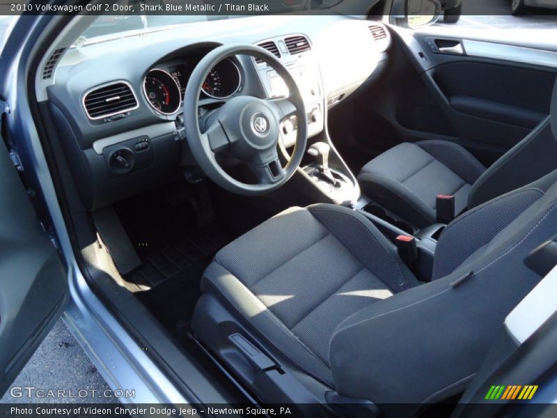Shark Blue Metallic / Titan Black 2010 Volkswagen Golf 2 Door
