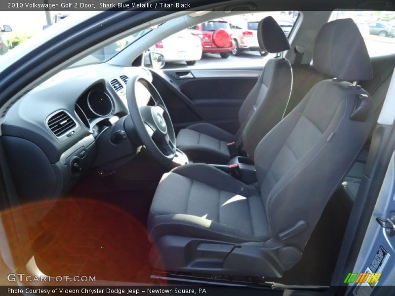 Shark Blue Metallic / Titan Black 2010 Volkswagen Golf 2 Door