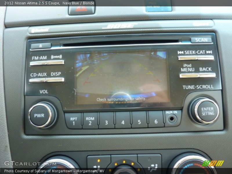 Navy Blue / Blonde 2012 Nissan Altima 2.5 S Coupe