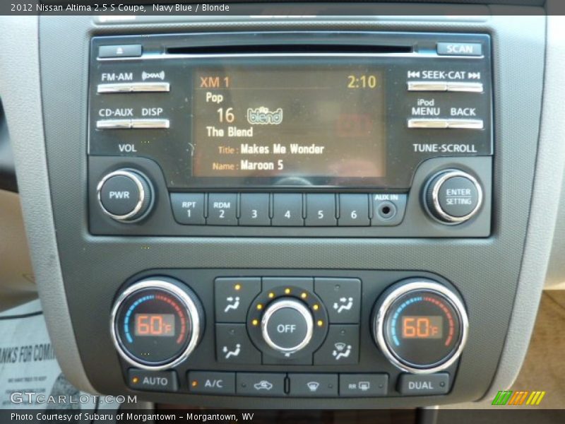 Navy Blue / Blonde 2012 Nissan Altima 2.5 S Coupe