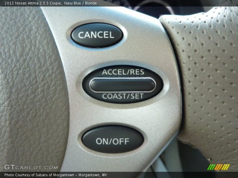 Navy Blue / Blonde 2012 Nissan Altima 2.5 S Coupe