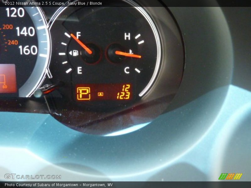 Navy Blue / Blonde 2012 Nissan Altima 2.5 S Coupe