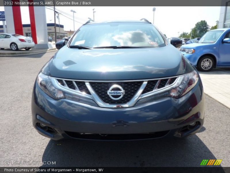 Graphite Blue / Black 2012 Nissan Murano SL AWD