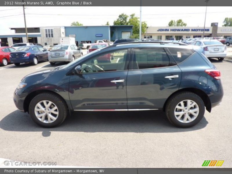 Graphite Blue / Black 2012 Nissan Murano SL AWD