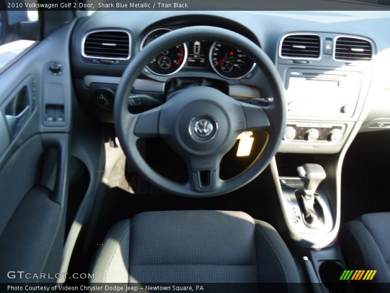 Shark Blue Metallic / Titan Black 2010 Volkswagen Golf 2 Door
