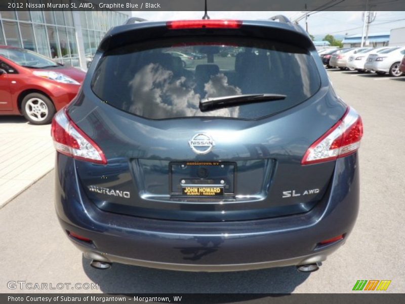 Graphite Blue / Black 2012 Nissan Murano SL AWD