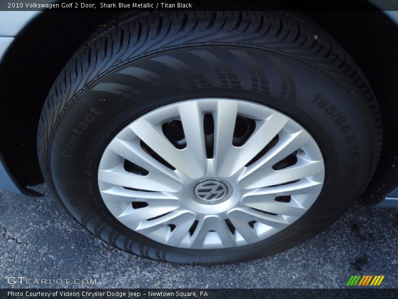 Shark Blue Metallic / Titan Black 2010 Volkswagen Golf 2 Door