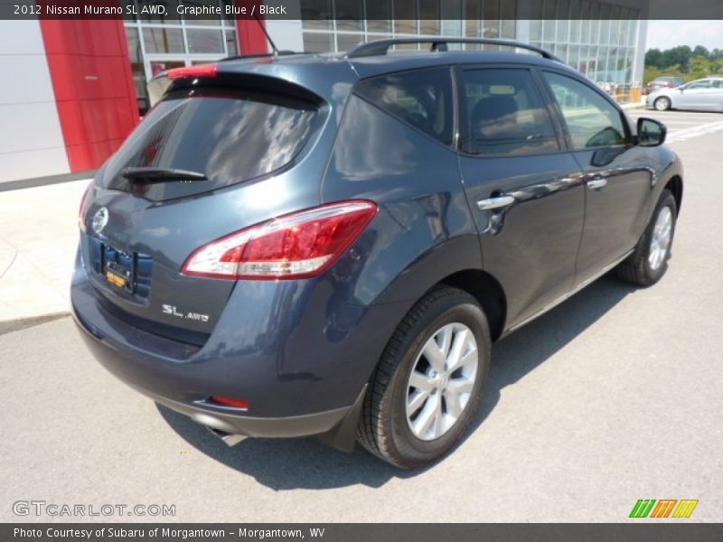 Graphite Blue / Black 2012 Nissan Murano SL AWD