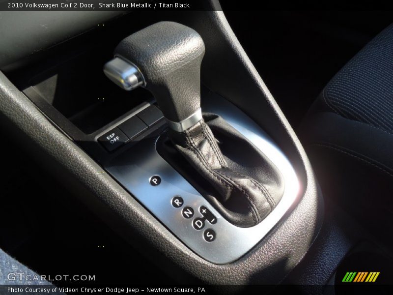  2010 Golf 2 Door 6 Speed Tiptronic Automatic Shifter
