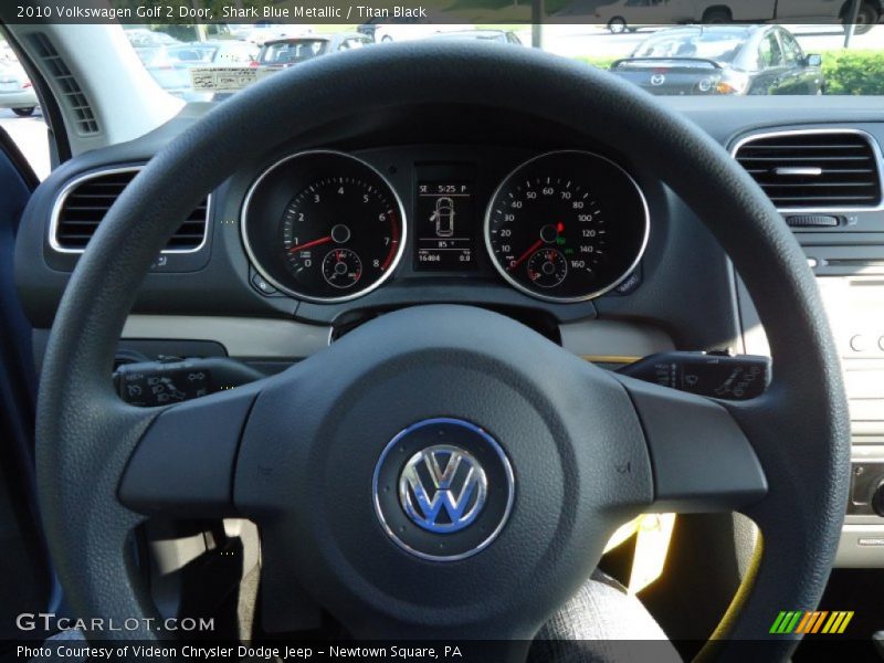Shark Blue Metallic / Titan Black 2010 Volkswagen Golf 2 Door