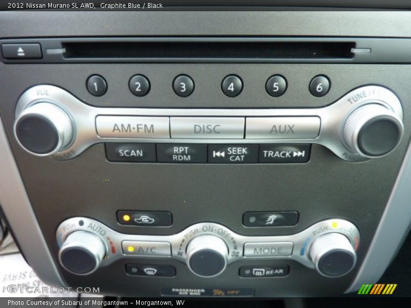 Graphite Blue / Black 2012 Nissan Murano SL AWD