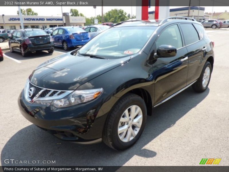 Super Black / Black 2012 Nissan Murano SV AWD