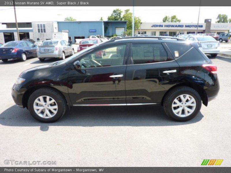 Super Black / Black 2012 Nissan Murano SV AWD