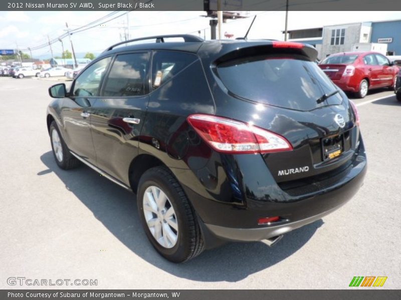 Super Black / Black 2012 Nissan Murano SV AWD