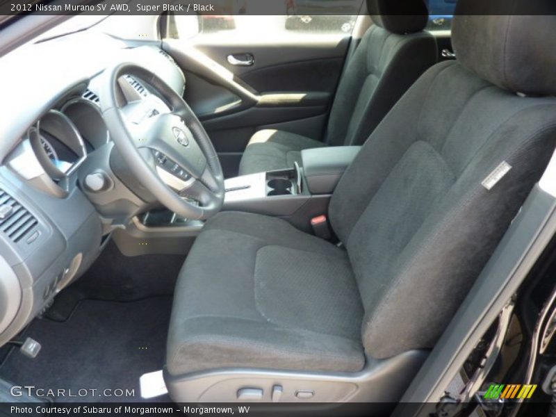 Super Black / Black 2012 Nissan Murano SV AWD