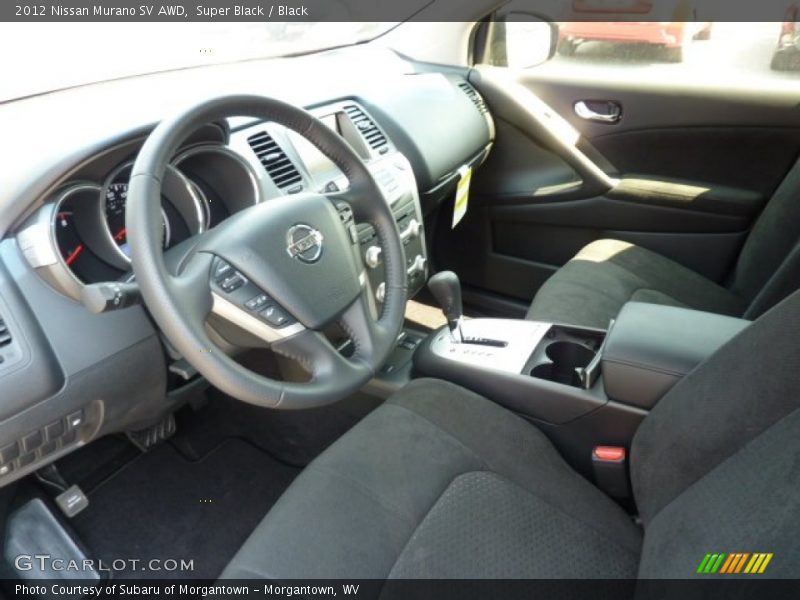 Super Black / Black 2012 Nissan Murano SV AWD