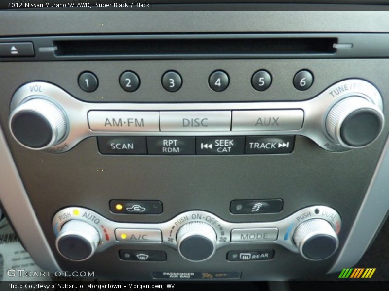 Super Black / Black 2012 Nissan Murano SV AWD
