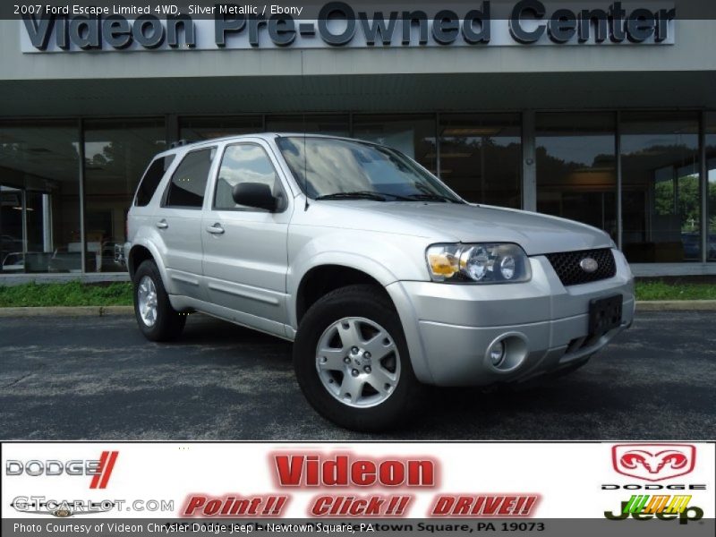 Silver Metallic / Ebony 2007 Ford Escape Limited 4WD
