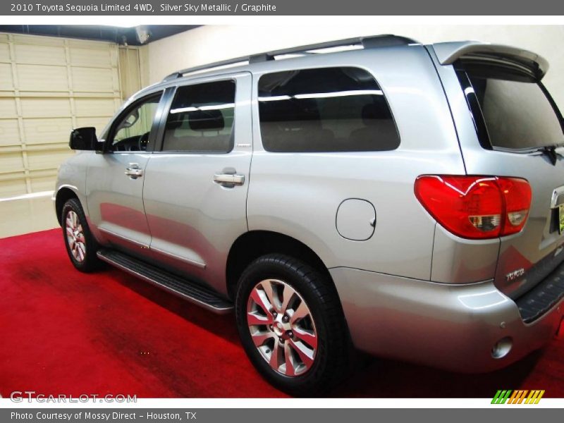 Silver Sky Metallic / Graphite 2010 Toyota Sequoia Limited 4WD