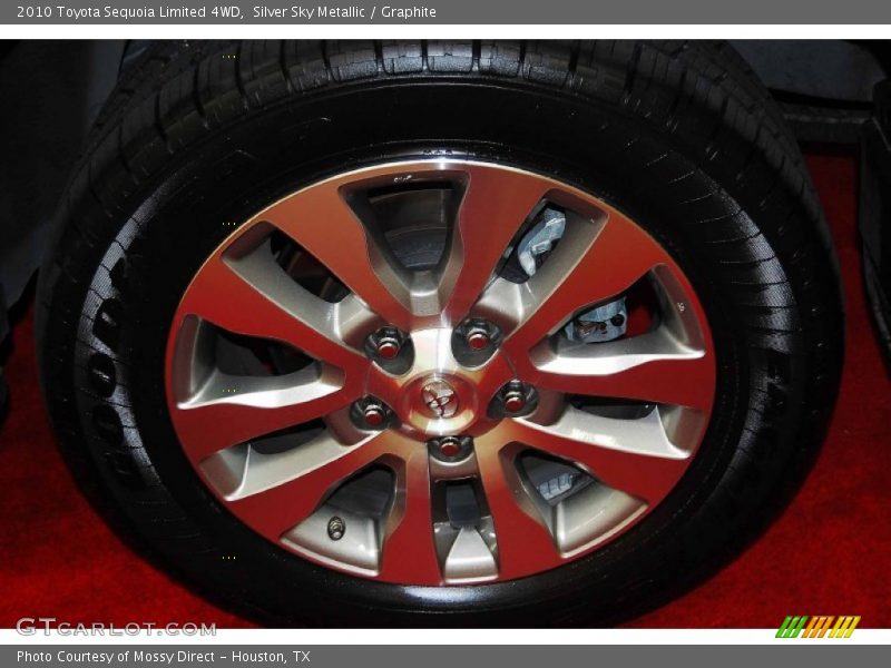 Silver Sky Metallic / Graphite 2010 Toyota Sequoia Limited 4WD