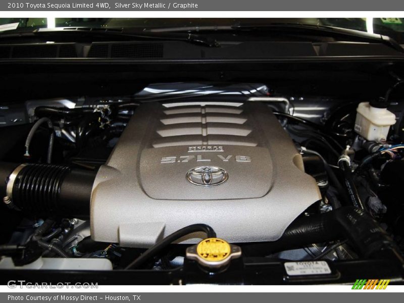Silver Sky Metallic / Graphite 2010 Toyota Sequoia Limited 4WD