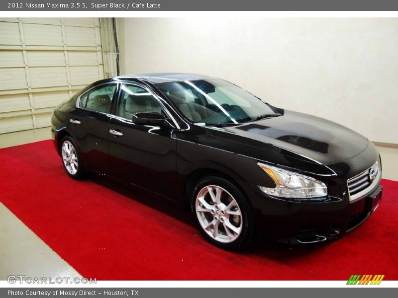 Super Black / Cafe Latte 2012 Nissan Maxima 3.5 S