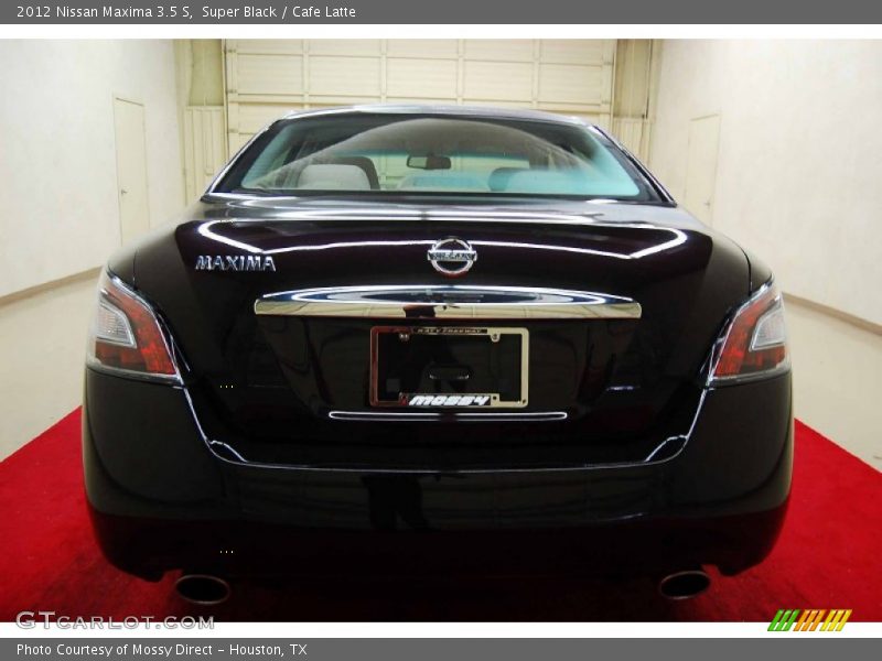 Super Black / Cafe Latte 2012 Nissan Maxima 3.5 S