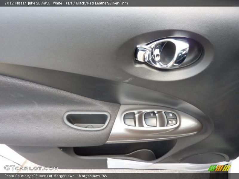 White Pearl / Black/Red Leather/Silver Trim 2012 Nissan Juke SL AWD