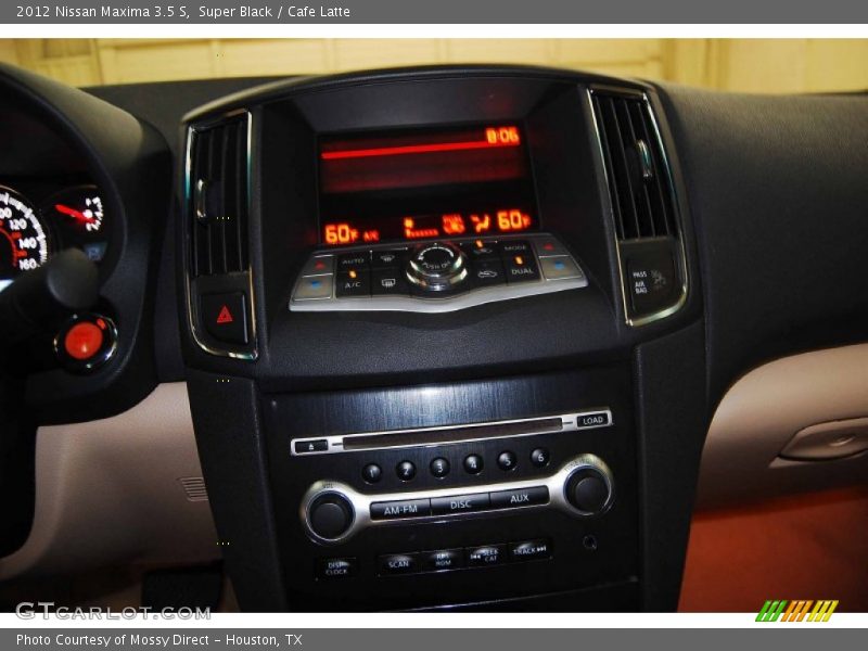 Super Black / Cafe Latte 2012 Nissan Maxima 3.5 S