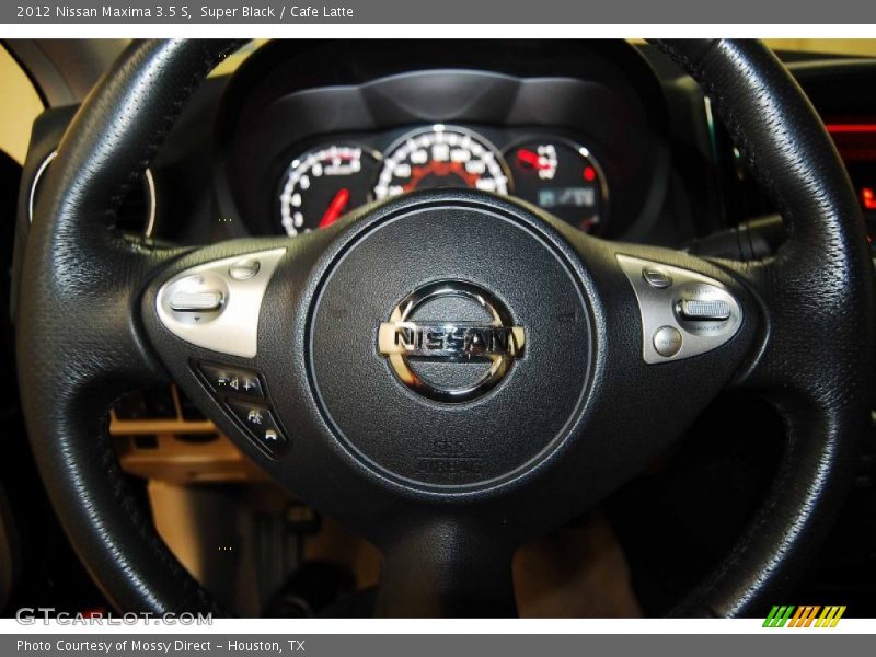 Super Black / Cafe Latte 2012 Nissan Maxima 3.5 S