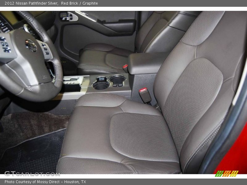 Red Brick / Graphite 2012 Nissan Pathfinder Silver