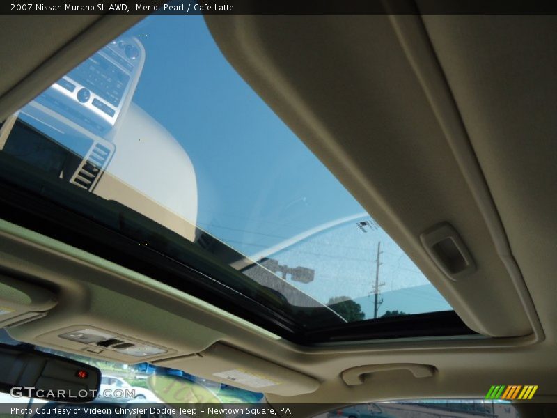 Merlot Pearl / Cafe Latte 2007 Nissan Murano SL AWD