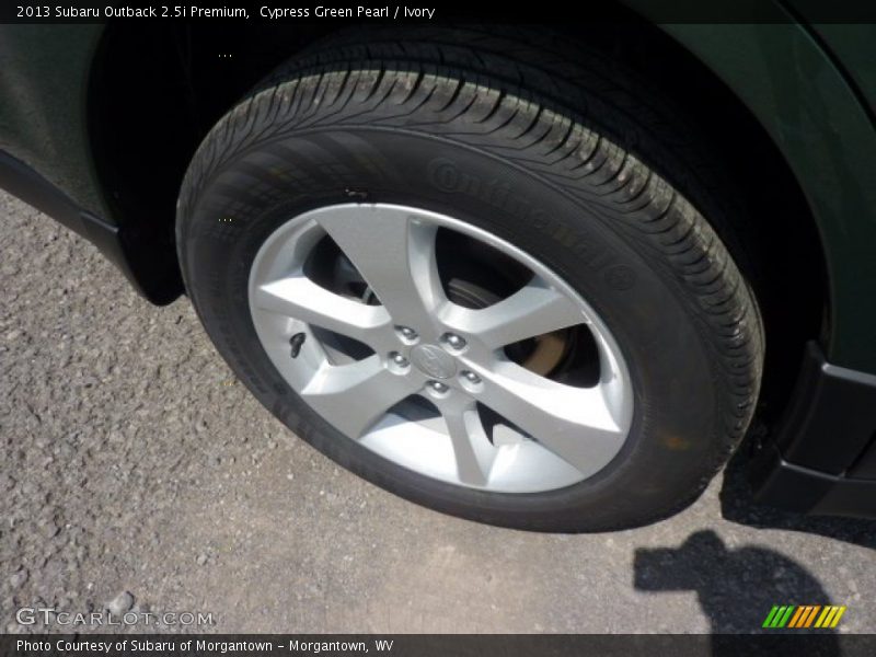 Cypress Green Pearl / Ivory 2013 Subaru Outback 2.5i Premium