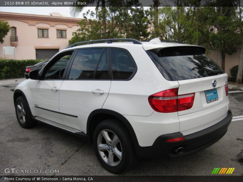 Alpine White / Black 2010 BMW X5 xDrive30i