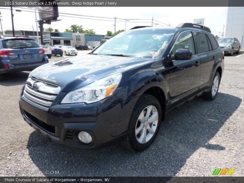 Deep Indigo Pearl / Ivory 2013 Subaru Outback 2.5i Premium