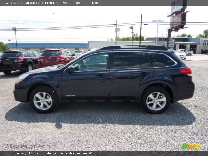 Deep Indigo Pearl / Ivory 2013 Subaru Outback 2.5i Premium