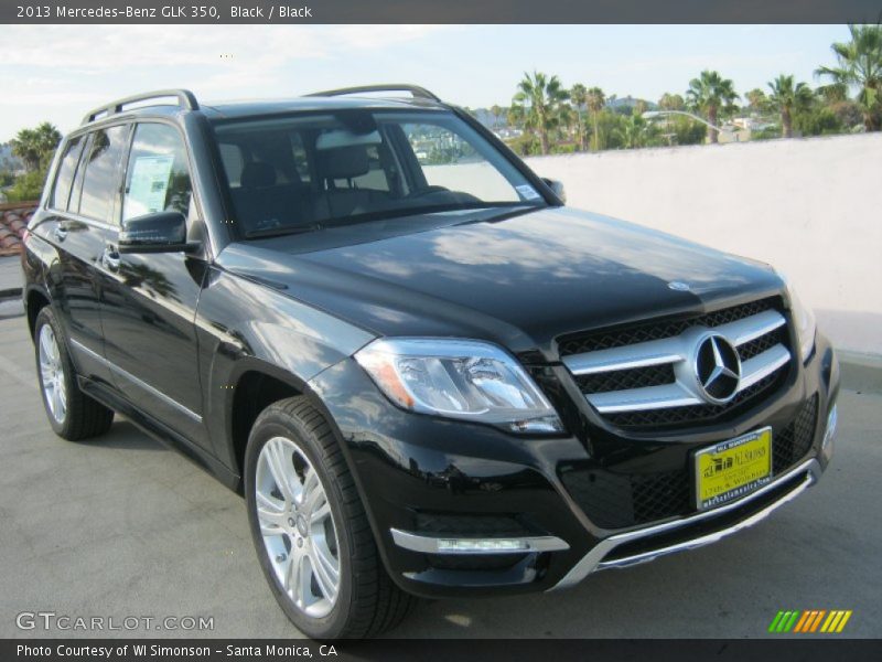 Black / Black 2013 Mercedes-Benz GLK 350