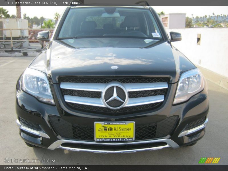 Black / Black 2013 Mercedes-Benz GLK 350
