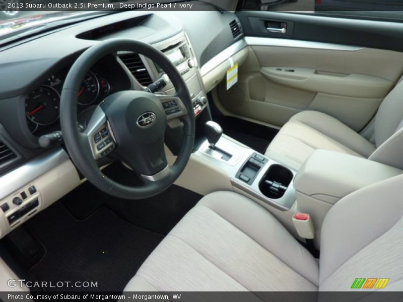 Deep Indigo Pearl / Ivory 2013 Subaru Outback 2.5i Premium
