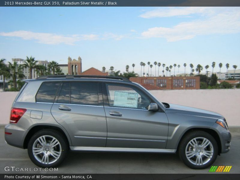 Palladium Silver Metallic / Black 2013 Mercedes-Benz GLK 350