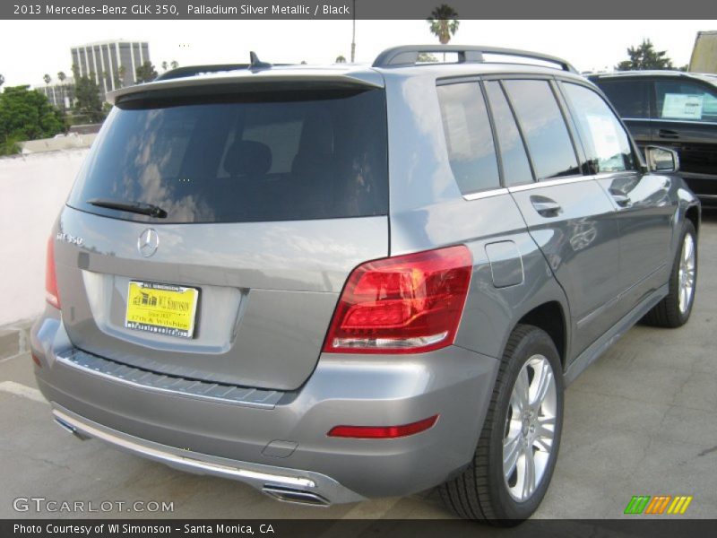 Palladium Silver Metallic / Black 2013 Mercedes-Benz GLK 350