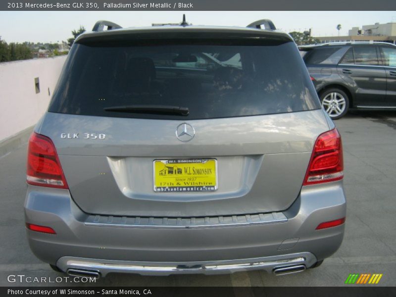 Palladium Silver Metallic / Black 2013 Mercedes-Benz GLK 350
