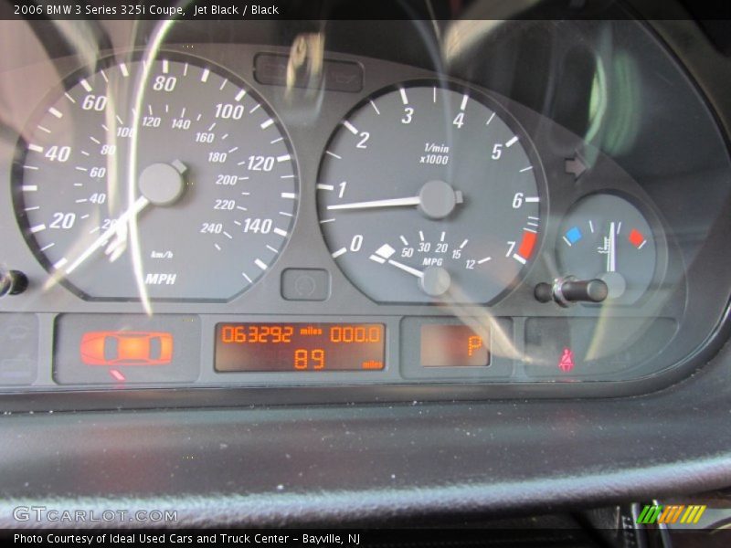 Jet Black / Black 2006 BMW 3 Series 325i Coupe