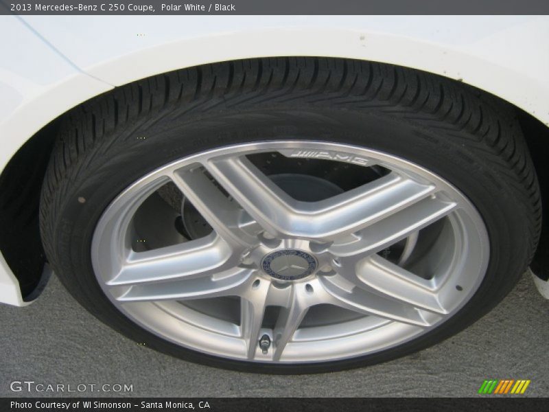 Polar White / Black 2013 Mercedes-Benz C 250 Coupe