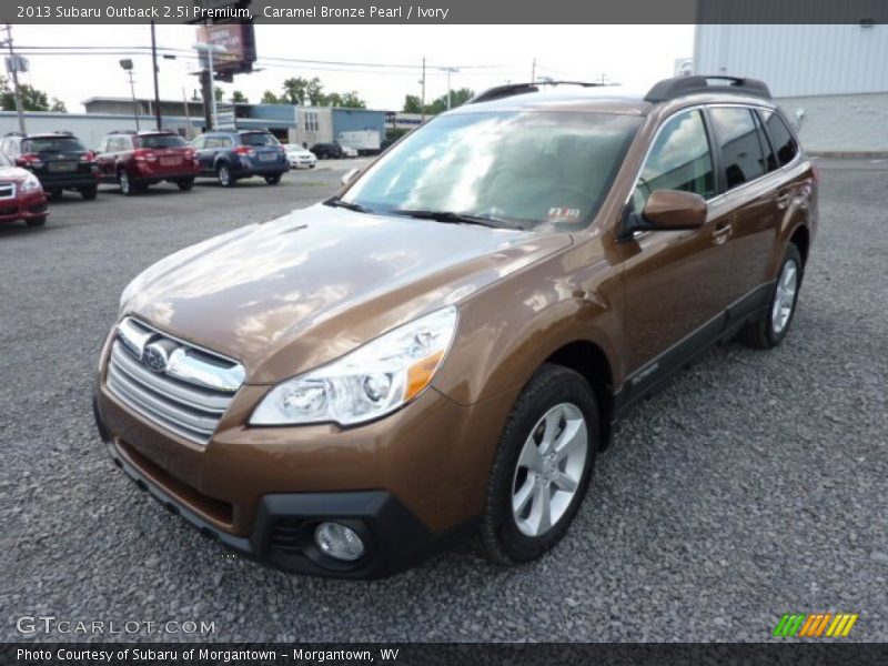 Caramel Bronze Pearl / Ivory 2013 Subaru Outback 2.5i Premium