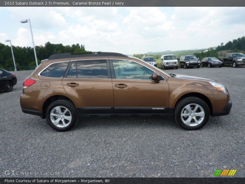 Caramel Bronze Pearl / Ivory 2013 Subaru Outback 2.5i Premium