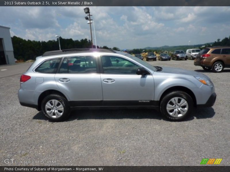 Ice Silver Metallic / Black 2013 Subaru Outback 2.5i