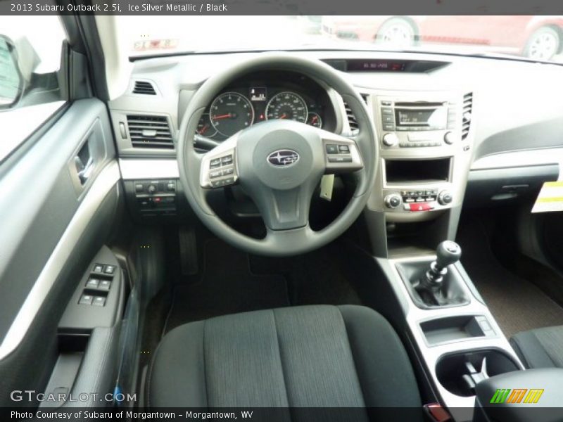  2013 Outback 2.5i Black Interior