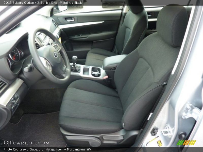  2013 Outback 2.5i Black Interior